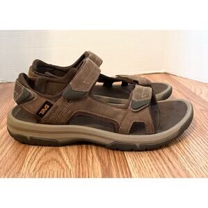 Teva Langdon Men's Light Hiking Sandals, Walnut, Size 10